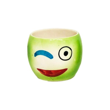 Emoji Smiley Ceramic Pot